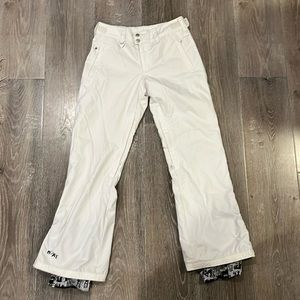 White Ski Snowboard Pants - Roxy Size XS